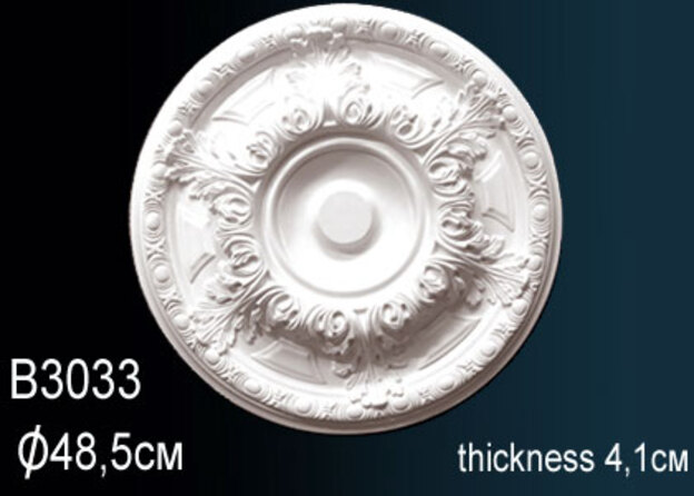 Розетка потолочная B3033