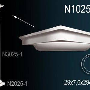Капитель полуколонны N1025-1