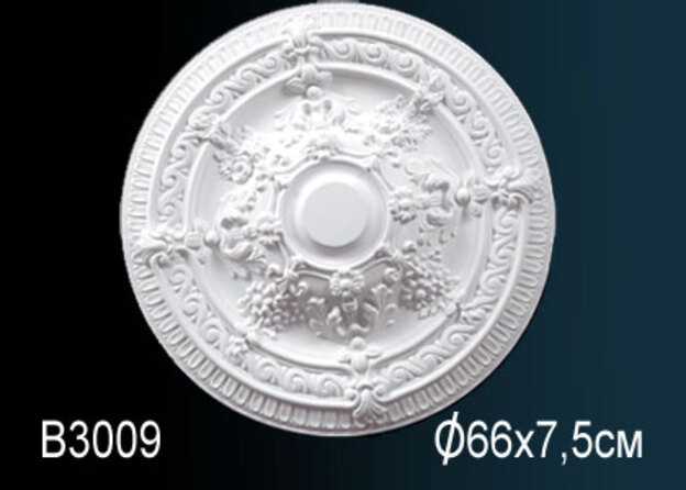 Розетка потолочная B3009