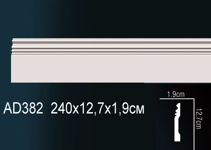 Плинтус напольный AD382