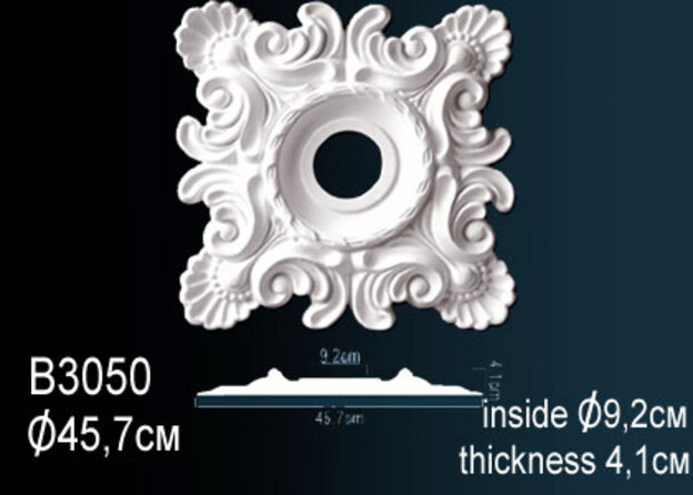 Розетка потолочная B3050