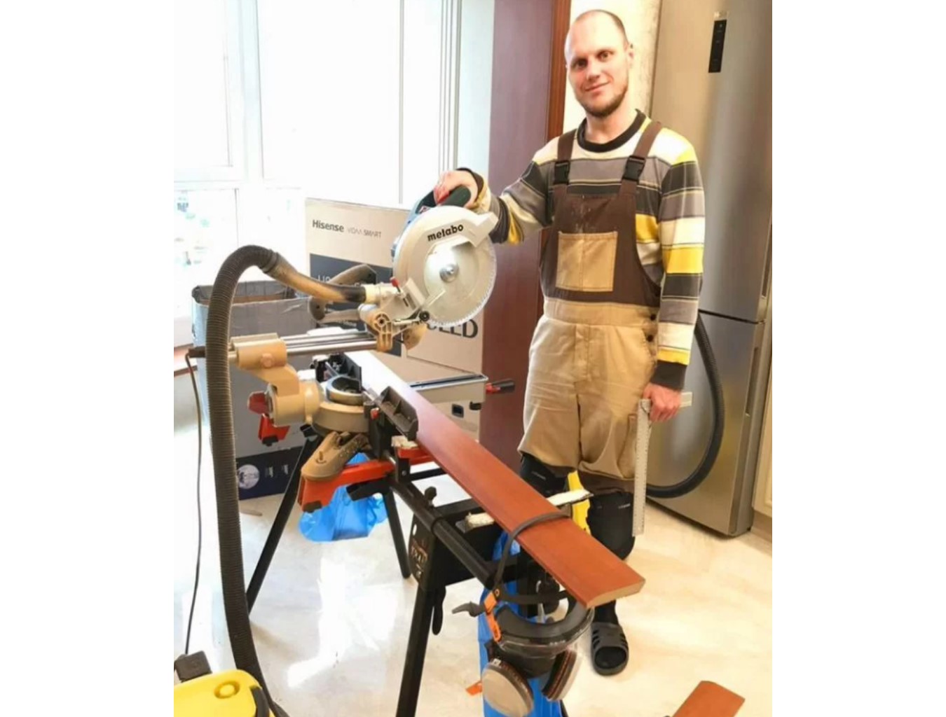 Закажите услугу профессионального монтажа плинтусов Перфект Плюс