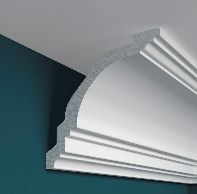 Плинтус дюрополимерный потолочный